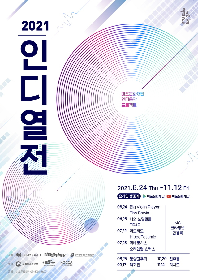 인디열전 포스터. (사진=마포문화재단 제공)