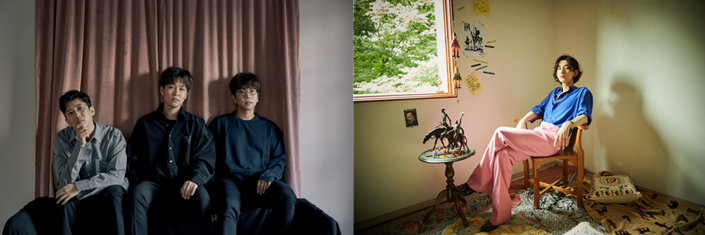 밴드 안녕바다와 잔나비가 한국 인디 밴드 최초로 미국 뉴욕 링컨 센터서 공연을 연다. (사진=코스믹뮤직랩/ 페포니뮤직 제공)