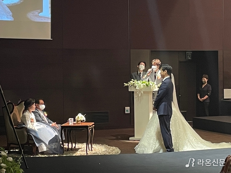 개그맨 정해철 결혼식. (사진=KT여의도웨딩컨벤션홀 제공)