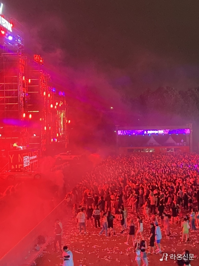 국내 최대 EDM 페스티벌, 2022 월드 디제이 페스티벌 현장. (사진=현장 취재원)