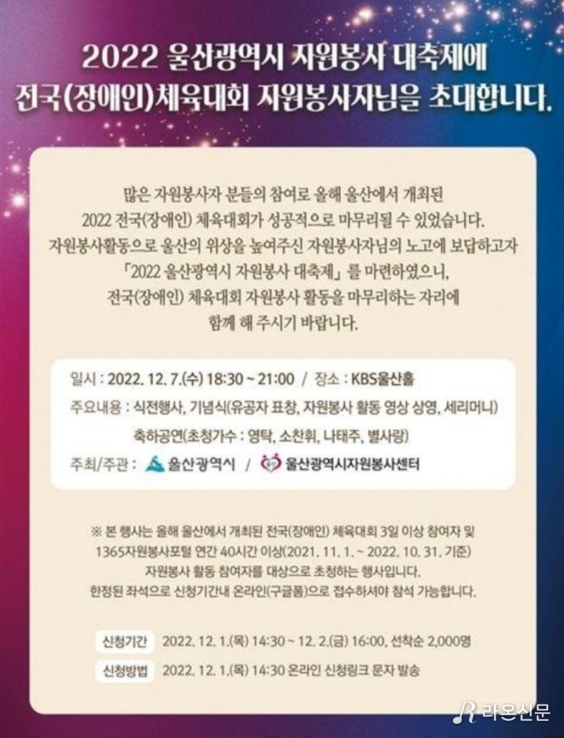 (사진=울산자원봉사 제공)