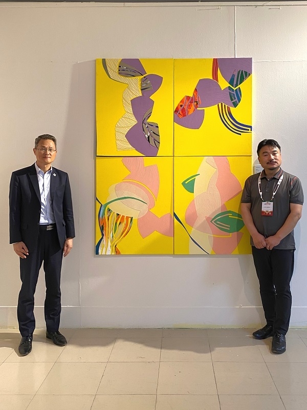 이장근 주방글라데시 대사(왼쪽)