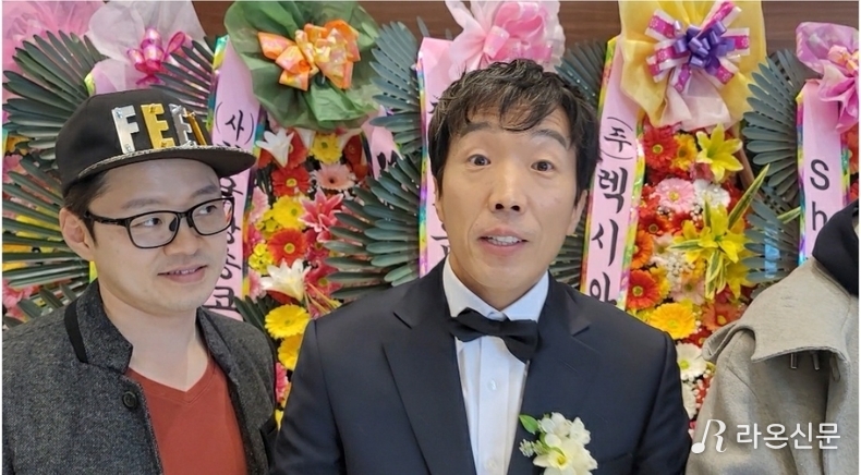 개그맨 이광채. (사진=현장 취재원)