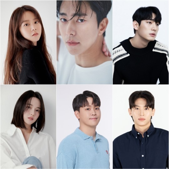(사진=YG엔터테인먼트, 이엘파크, H&엔터테인먼트, 젤리피쉬엔터테인먼트, 샌드박스네트워크, (주)킥더허들 제공)