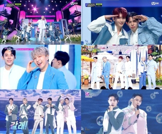 (사진=KBS2 ‘뮤직뱅크’, SBS ‘인기가요’ 갈무리)