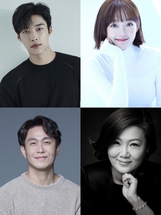 우도환, 이유미, 김해숙, 오정세(왼쪽 위부터 시계방향). (사진=각 소속사 제공)