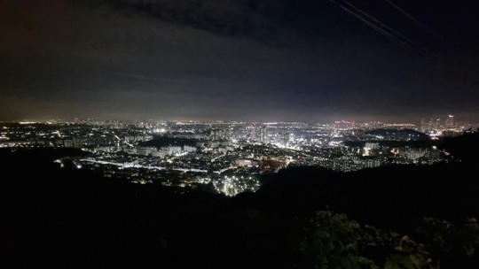 문학산에서 바라본 인천 야경. (사진=인천시 제공)