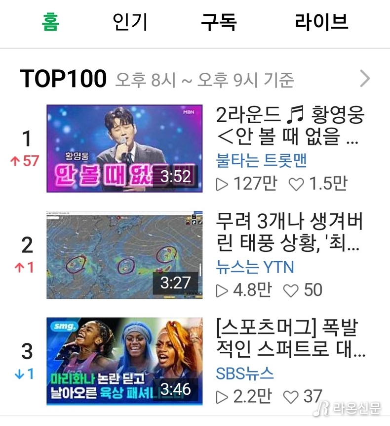 (사진=네이버tv 22일 갈무리)