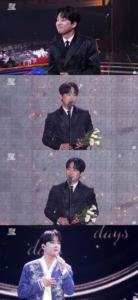 (사진='써클차트 뮤직 어워즈 2023' 생중계 갈무리)