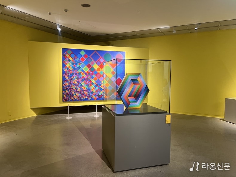 '빅토르 바자렐리 : 반응하는 눈' 展. (사진=현장 취재원)