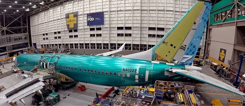 조립라인에 서있는 보잉 B737/사진=연합뉴스