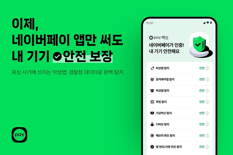 <strong>네이버페이, '페이앱 백신' 출시/자료=네이버</strong>
