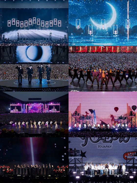 <strong>세븐틴의 일본 오사카 얀마 스타디움 나가이 콘서트 모습/사진=플레디스엔터테인먼트</strong>