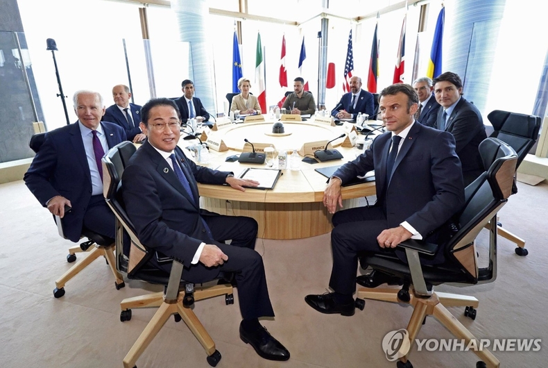 2023년 일본 히로시마서 열린 G7 정상회의(사진=연합뉴스)