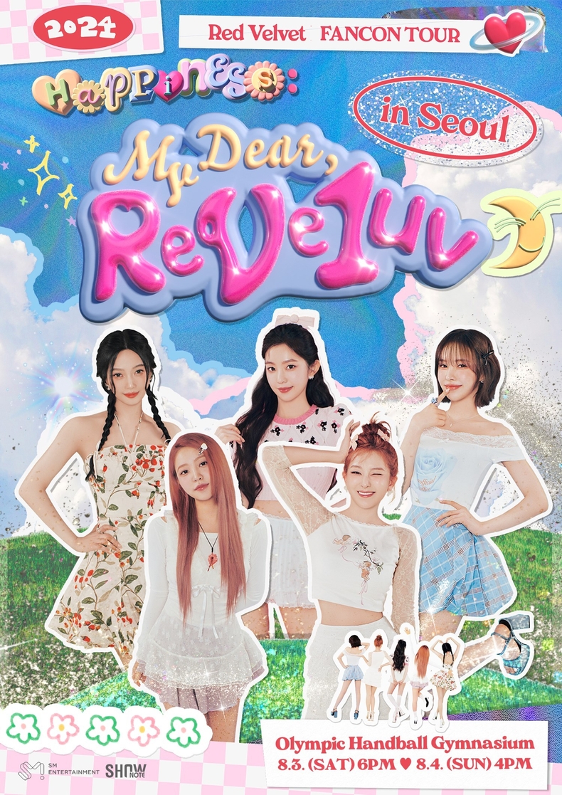 레드벨벳 팬콘 투어 포스터/사진=SM엔터테인먼트