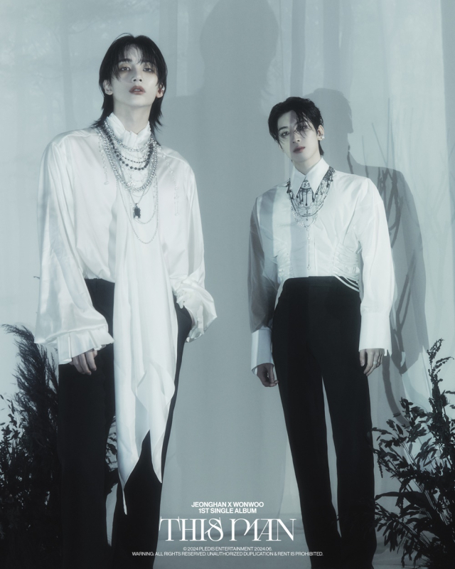 세븐틴 정한X원우 콘셉트 포토/사진=플레디스엔터테인먼트
