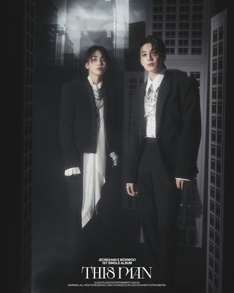 세븐틴정한X원우/사진=플레디스 엔터테인먼트