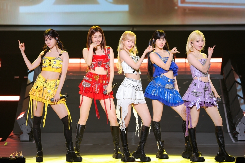 르세라핌 'FEARNADA 2024 S/S - JAPAN' 가나가와 공연 현장 모습/사진=쏘스뮤직