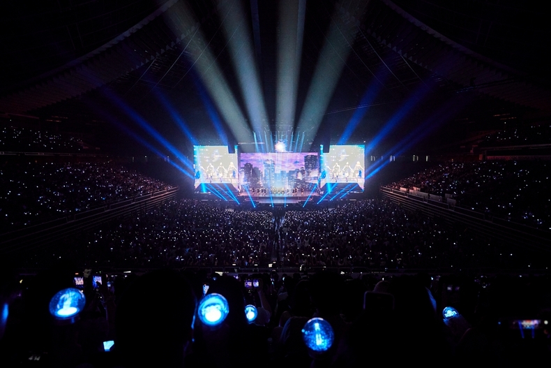 에스파 싱가포르 콘서트 전경/사진=SM엔터테인먼트