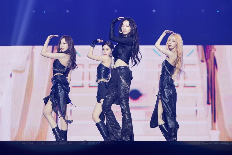 에스파 싱가포르 콘서트 모습/사진=SM엔터테인먼트