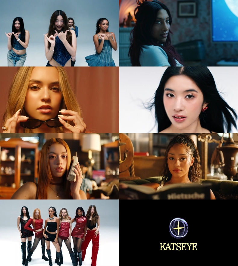 캣츠아이 '터치' 뮤비 2차 티저 갈무리/사진=하이브