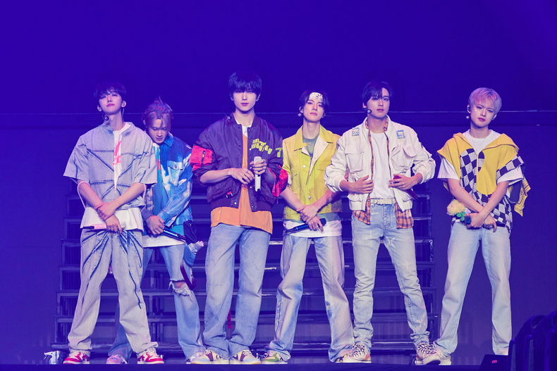NCT 드림 남미 투어 공연 모습/사진=SM엔터테인먼트