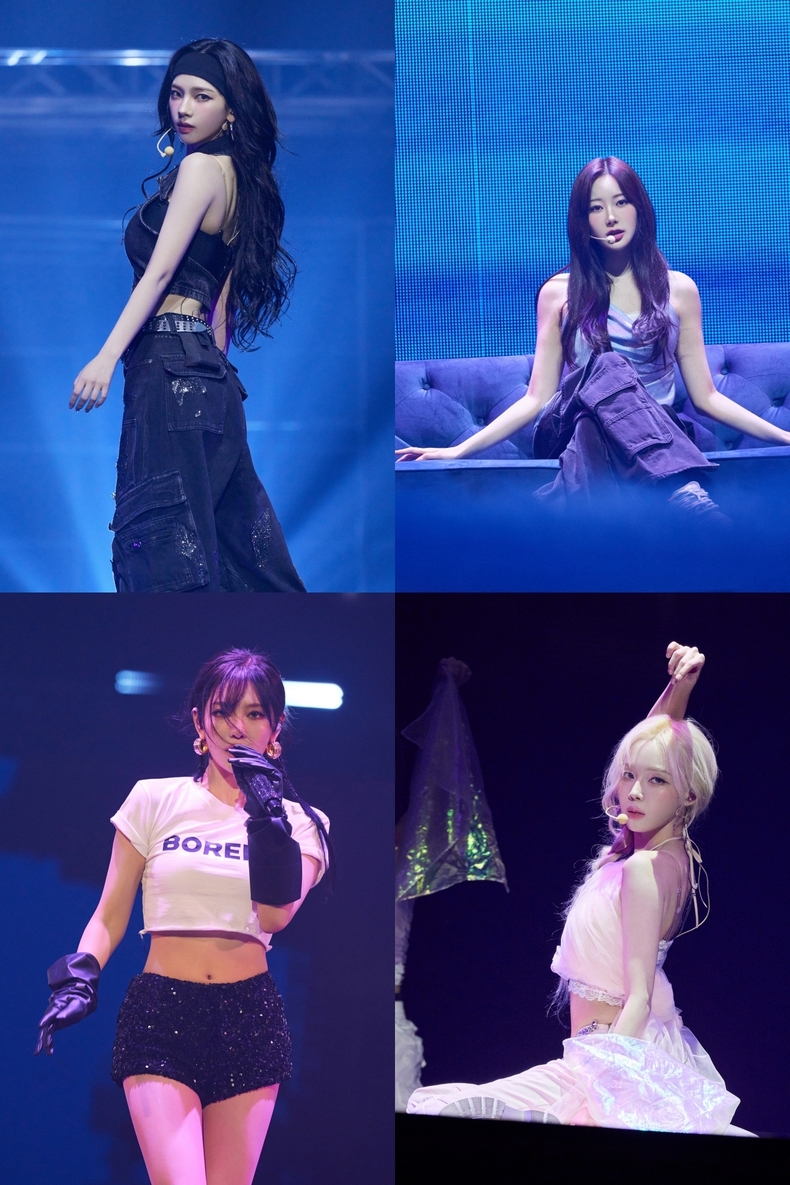 에스파 두 번째 콘서트 솔로곡 무대 모습/사진=SM엔터테인먼트