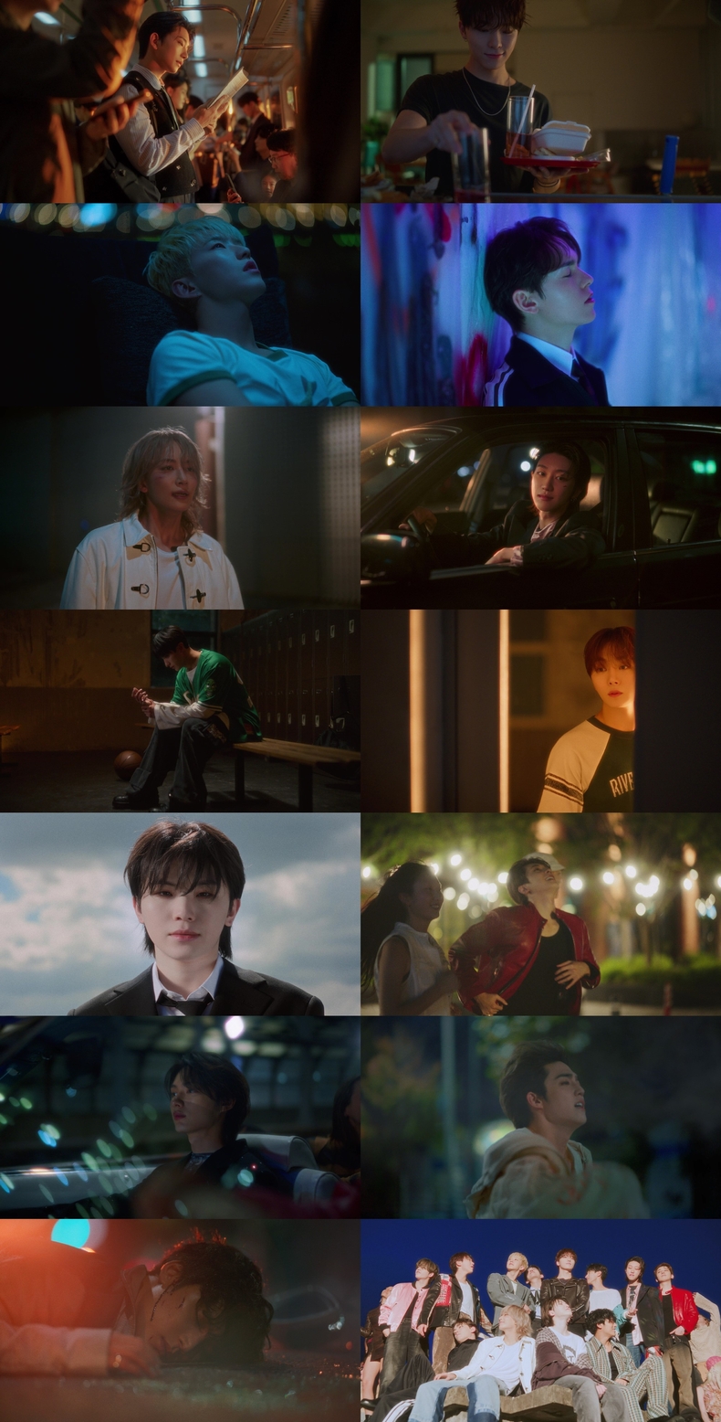 세븐틴 미니 12집 수록곡 '아이즈 온 유' 뮤직비디오 티저 영상 갈무리/사진=플레디스 엔터테인먼트