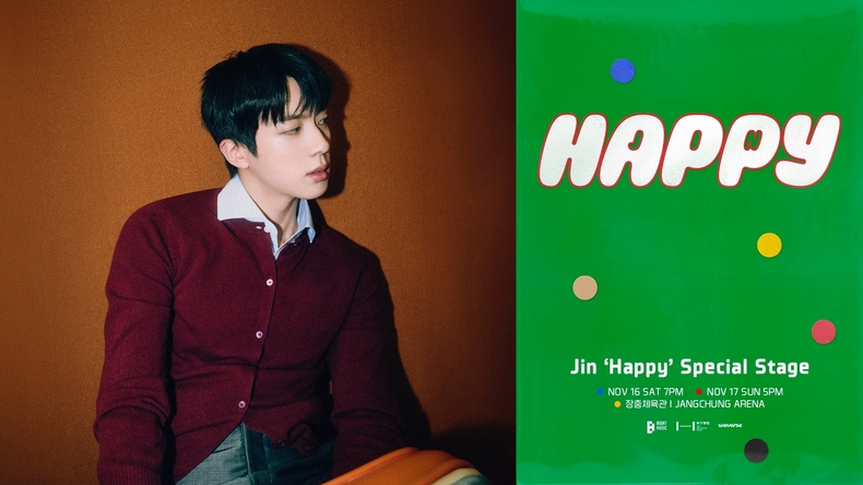 방탄소년단 진 팬 쇼케이스 'Jin ‘Happy’ Special Stage'/사진=빅히트 뮤직