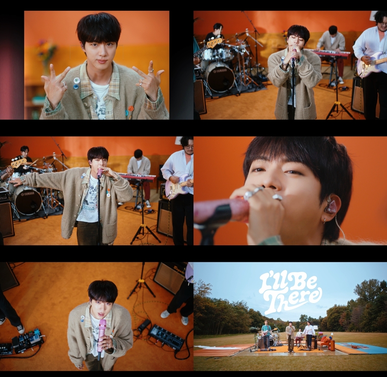 방탄소년단 진 'I'll Be There' 라이브 클립/사진=빅히트 뮤직