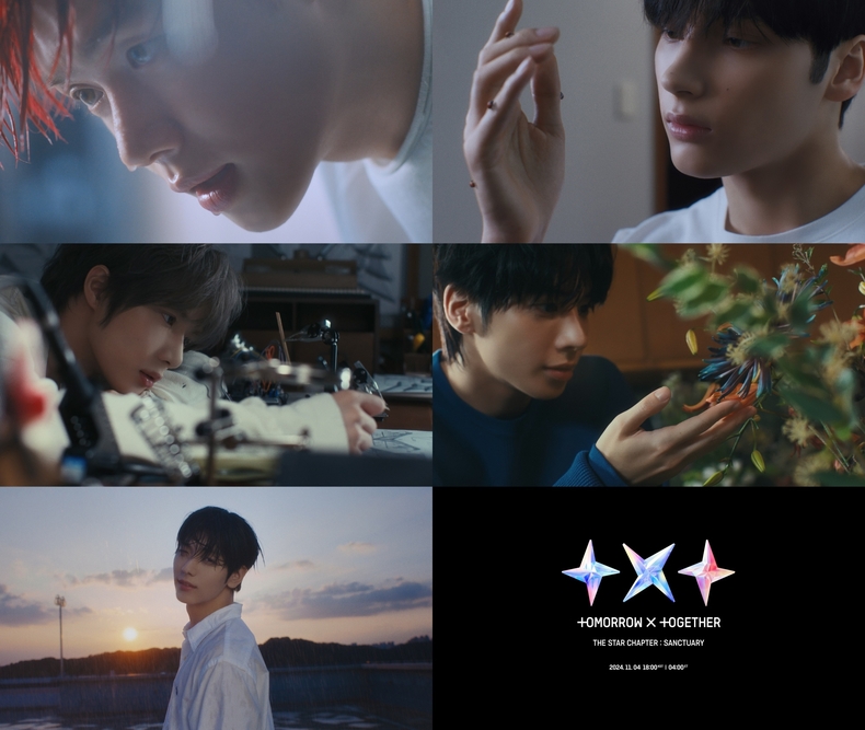 투모로우바이투게더 'Over The Moon' 뮤직비디오 티저/사진=빅히트 뮤직