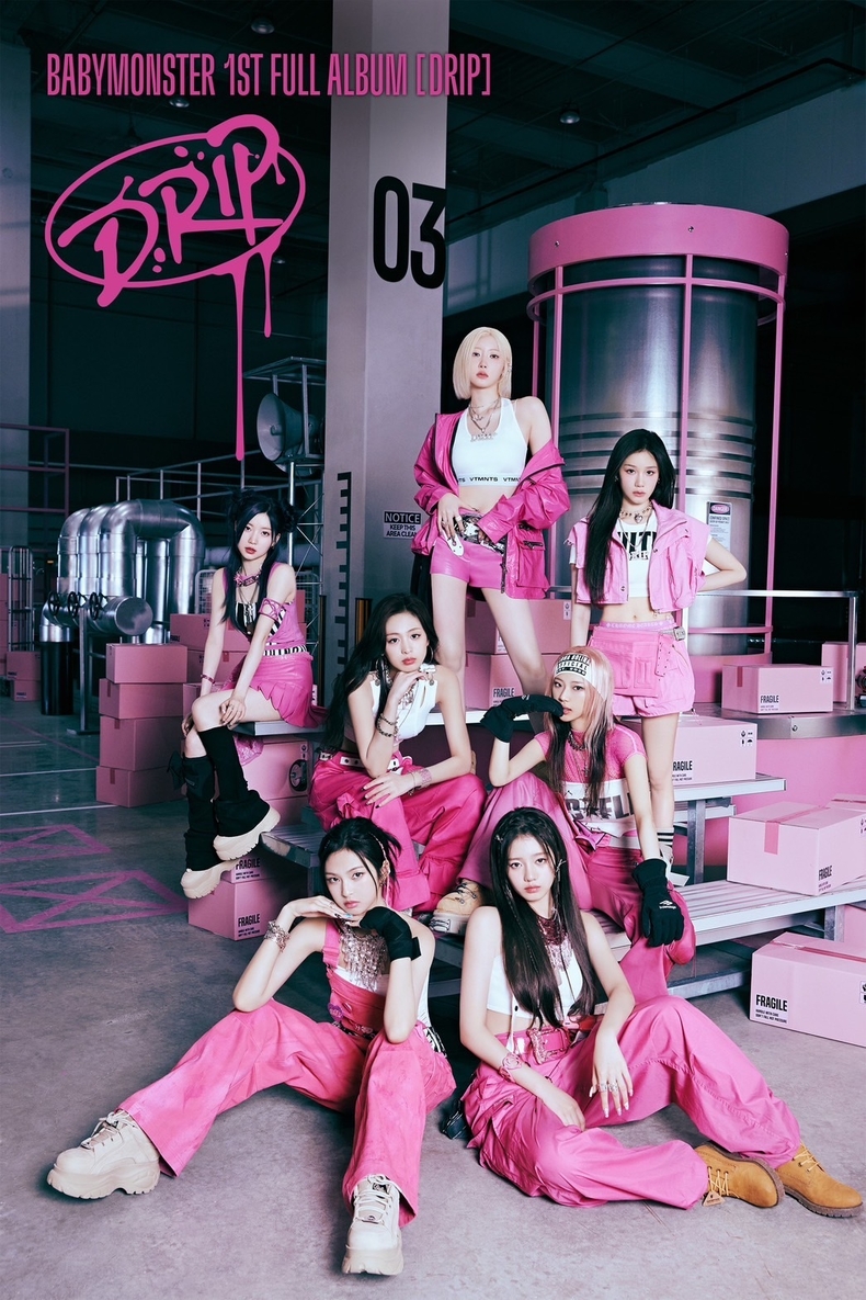 베이비몬스터 1일 첫 정규 앨범 '드립'으로 컴백/사진=YG엔터테인먼트