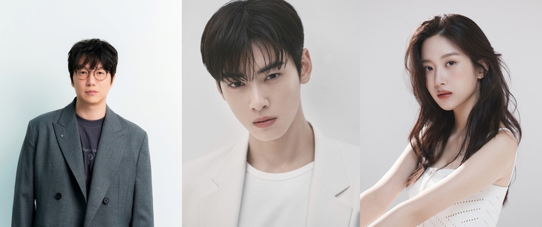 '39회 골든디스크어워즈' MC. 왼쪽부터 성시경, 차은우, 문가영/사진=에스케이재원, 판타지오, 피크제이엔터테인먼트