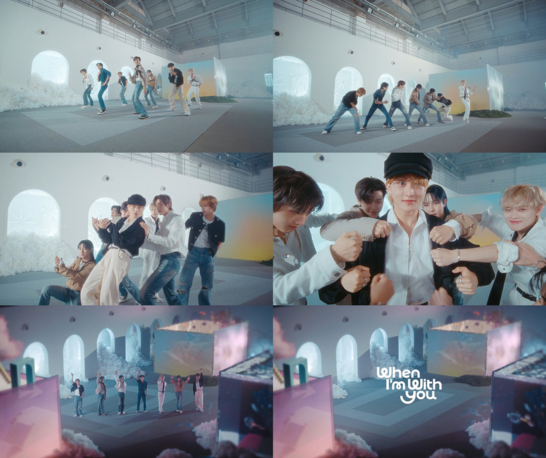 NCT 드림 정규 4집 타이틀 곡 'When I'm With You' 퍼포먼스 비디오 캡처/사진=SM엔터테인먼트