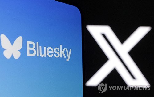 블루스카이와 엑스 로고