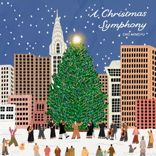조민규 솔로 디지털 싱글 '크리스마스 심포니(A Christmas Symphony)'' 커버 이미지/사진=파라나 엔터테인먼트