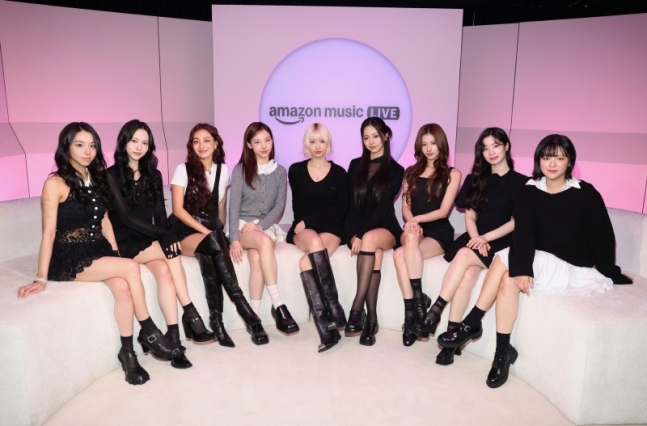 미국 ‘아마존 뮤직 라이브(Amazon Music Live)’에 출연한 그룹 트와이스/사진=Jerritt Clark, Jesse Lirola