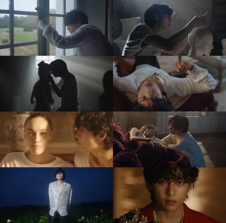방탄소년단 뷔 'Winter Ahead '뮤직비디오 갈무리/사진=빅히트 뮤직