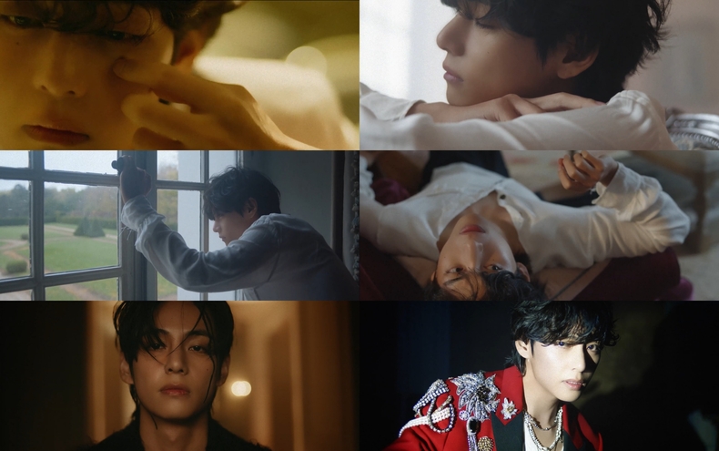 방탄소년단 뷔 '윈터 어헤드' 뮤직비디오 갈무리/사진=빅히트 뮤직