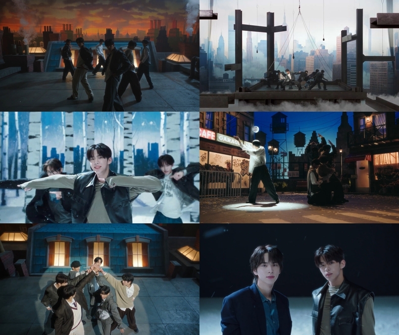 투어스 '마지막 축제' 퍼포먼스 MV/사진=플레디스 엔터테인먼트