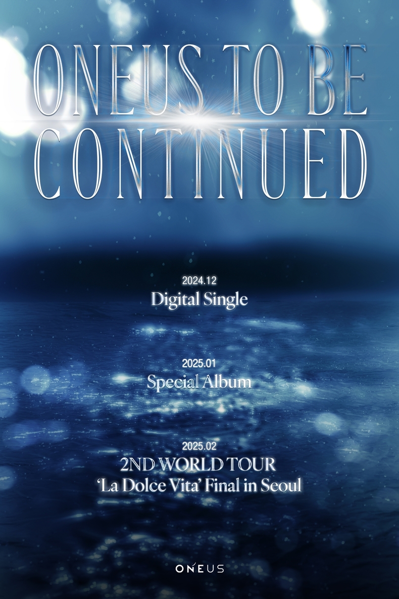 원어스 프로젝트 스케줄러 'ONEUS TO BE CONTINUED'/사진=RBW