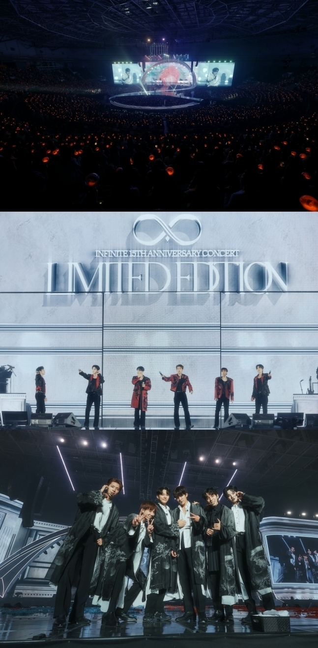 데뷔 15주년 콘서트 ‘리미티드 에디션’ 공연 모습/사진=인피니트 컴퍼니