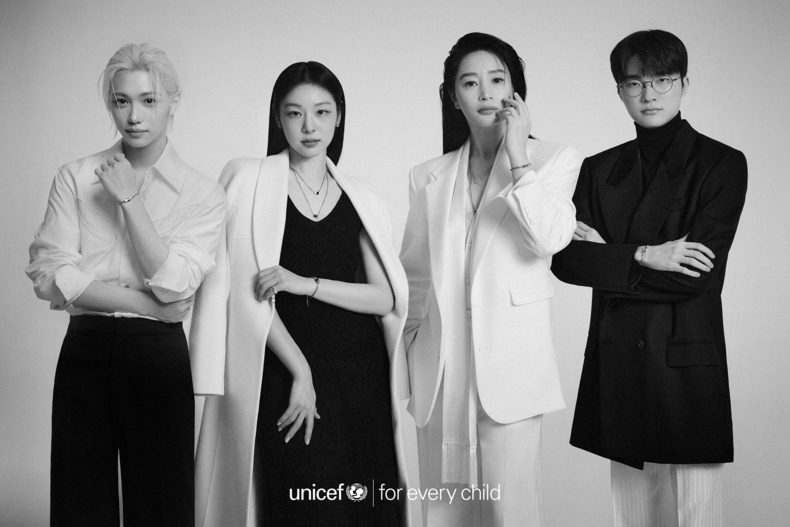 김혜수·김연아·필릭스·페이커 유니세프 한국위원회 ‘유니세프 팀’ 캠페인 참여/사진=유니세프 한국위원회, 패션 매거진 마리끌레르