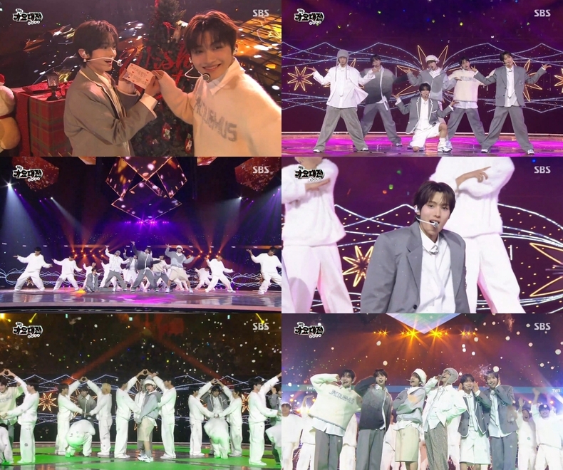 투어스 'SBS 가요대전' 방송 갈무리/사진=플레디스 엔터테인먼트