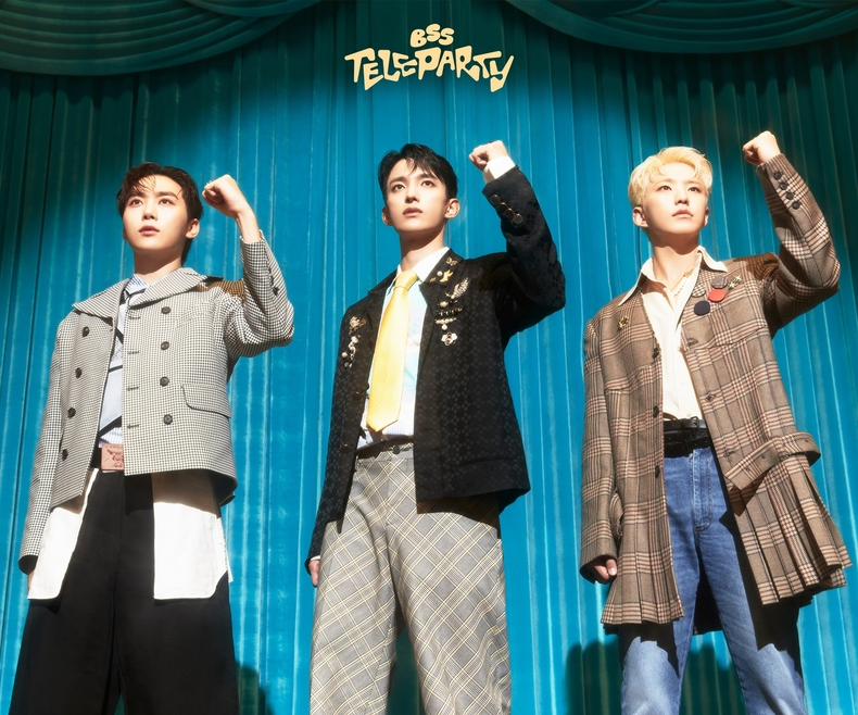 부석순 싱글 2집 ‘텔레파티(TELEPARTY)’ 오피셜 포토 ‘나 버전: 텔레파티(NA ver: TELEPARTY)’/사진=플레디스 엔터테인먼트