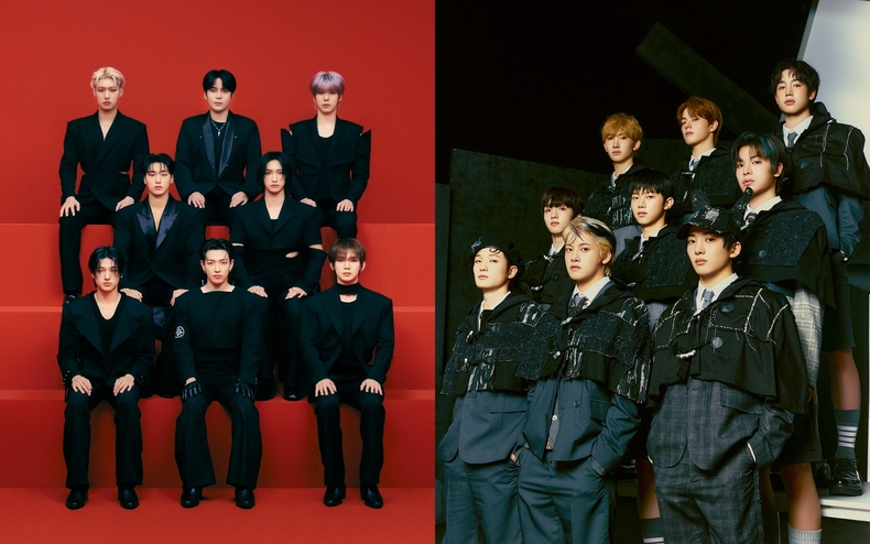 에이티즈(ATEEZ)와 싸이커스(xikers)/사진=KQ엔터테인먼트