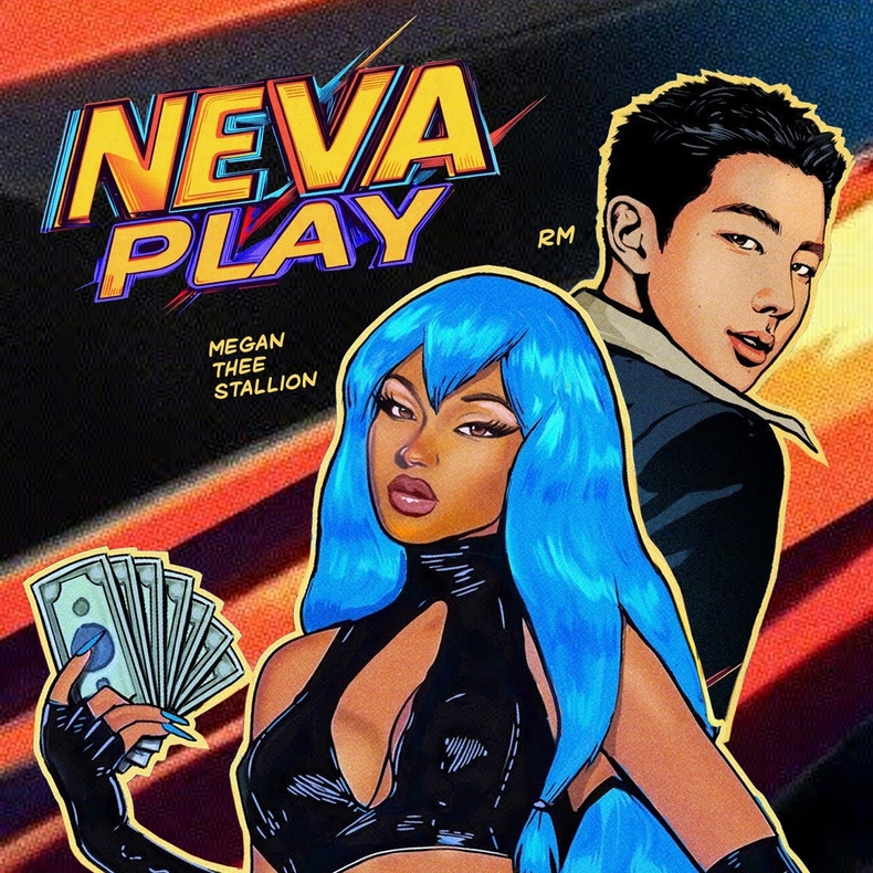 방탄소년단 RM 'Neva play(feat. RM)' 커버/사진=빅히트 뮤직