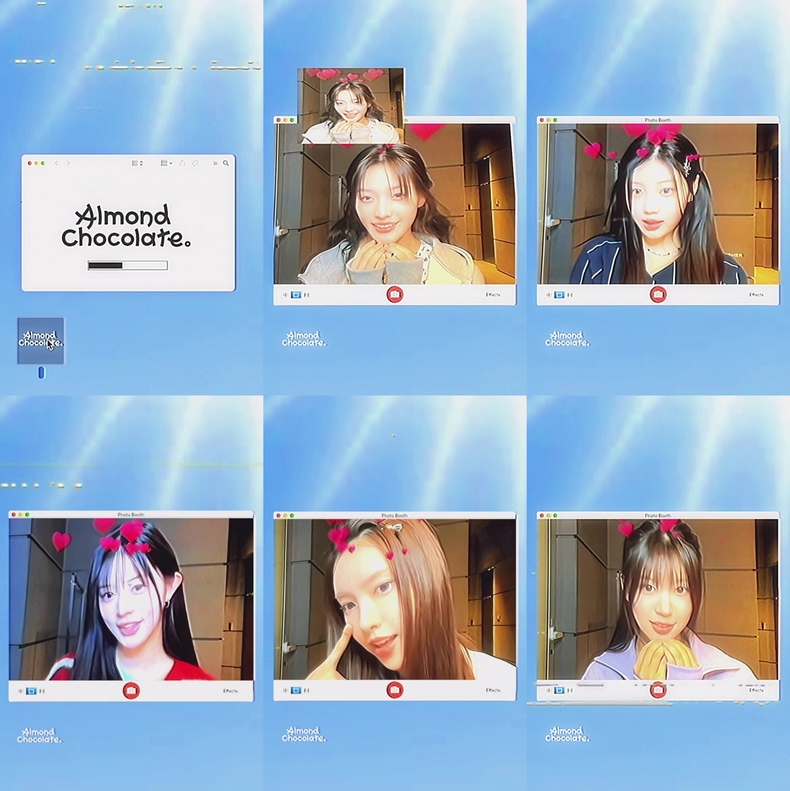아일릿 'Almond Chocolate' 틱톡 선공개 캡처/사진=빌리프랩
