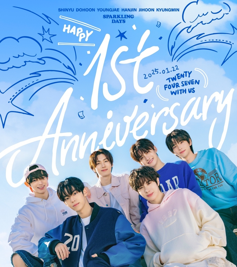 그룹 투어스(TWS) 22일 데뷔 1주년/사진=플레디스 엔터테인먼트