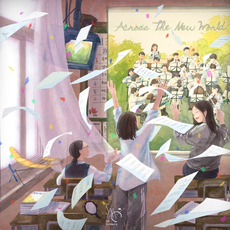 SM Classics 첫 정규 앨범 ‘Across The New World’ 디지털 커버/사진=SM엔터테인먼트
